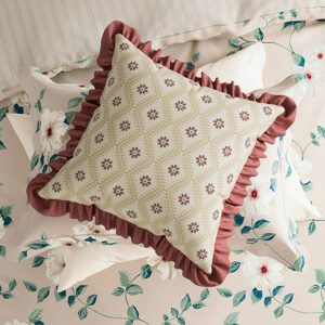 Sanderson x National Trust Poets Rose Cushion